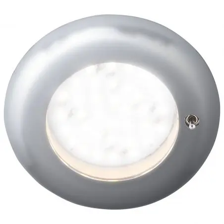 Süllyesztett spotlámpa Nova 36SMD 12V, matt ezüst kapcsolóval