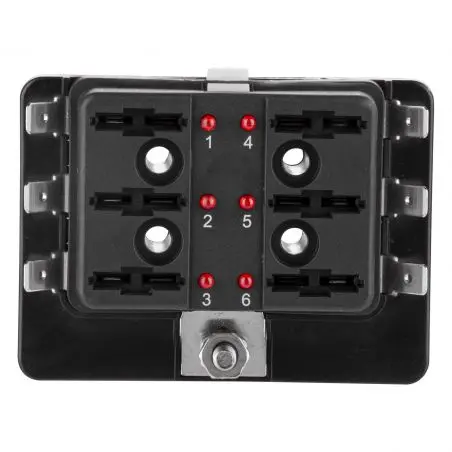 Držiak poistiek 6 FS-LED