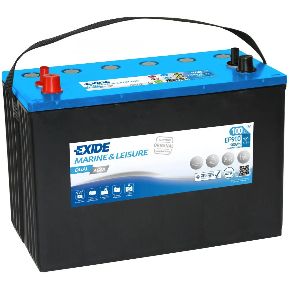 Baterie EXIDE Dual AGM - EP 900
