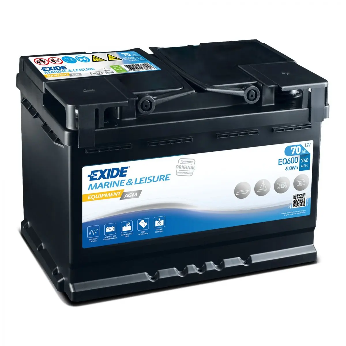 Akkumulátor EXIDE Equipment AGM EQ600