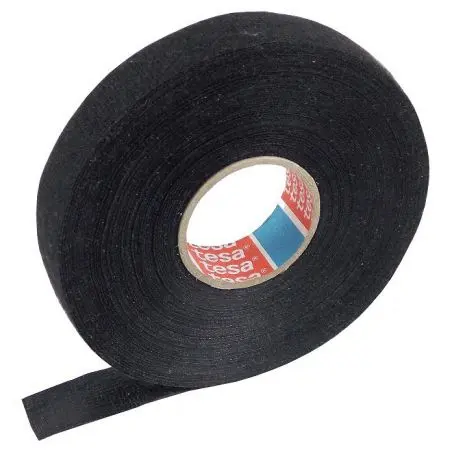 Fleecová páska - 19 mm x 25 m, čierna