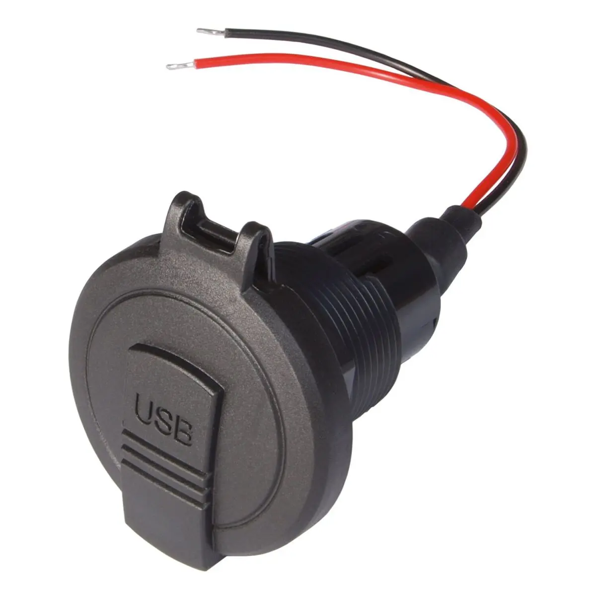 Napájacia dvojitá zásuvka USB-C/A - s ochranným krytom IP 54