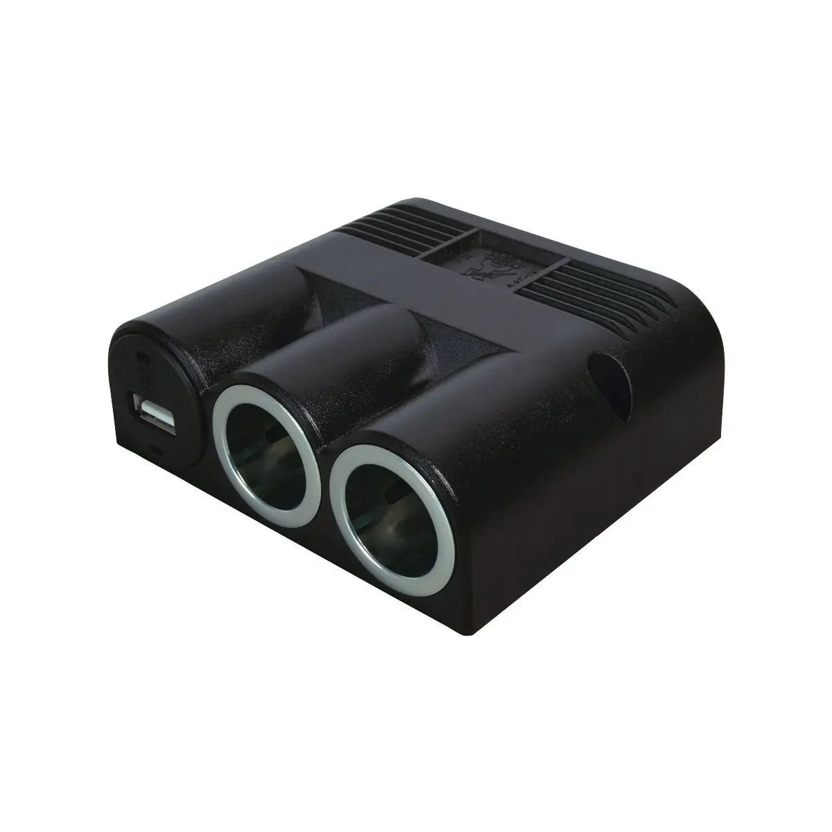 Trojitá zásuvka USB - 2 x zásuvka a 1 x 3000 mA USB-A