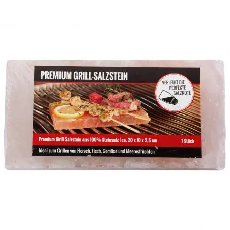 Piatra de sare pentru gratar - 20 x 2,5 x 10 cm