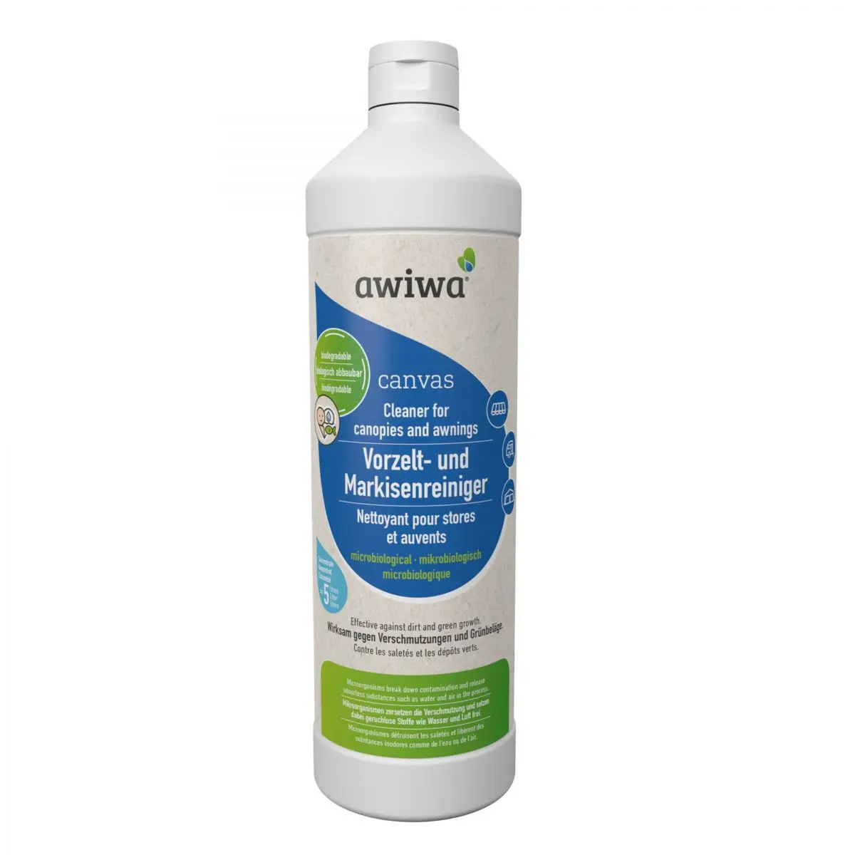 Napellenző és napellenző tisztító vászon - 1000 ml