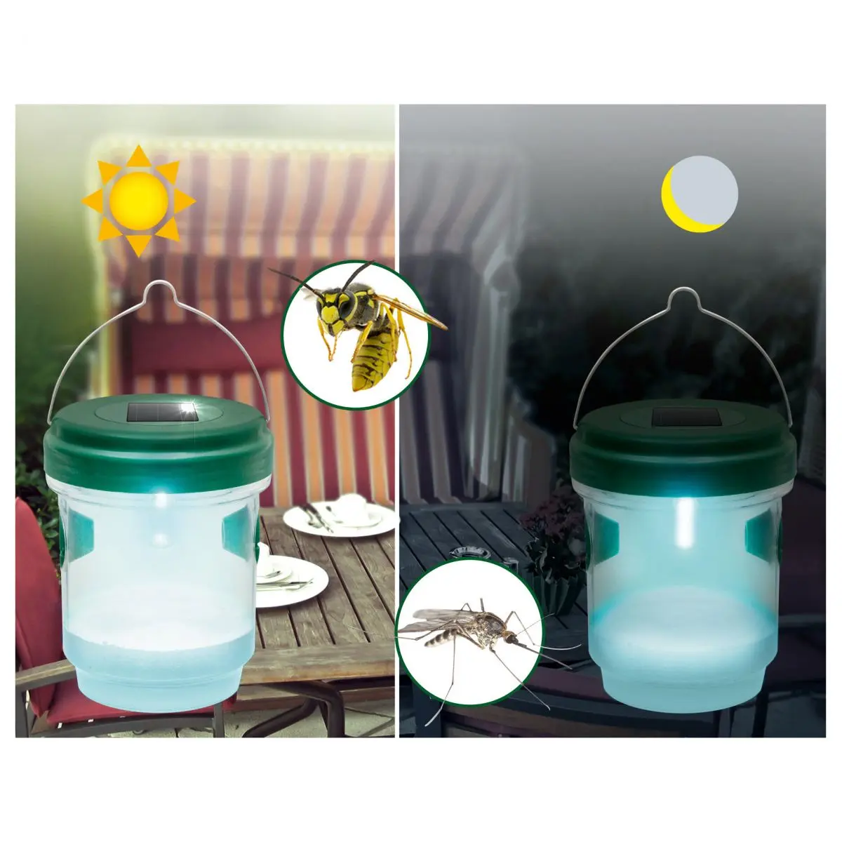 Gardigo Solar rovarcsapda – darazsak és szúnyogok ellen