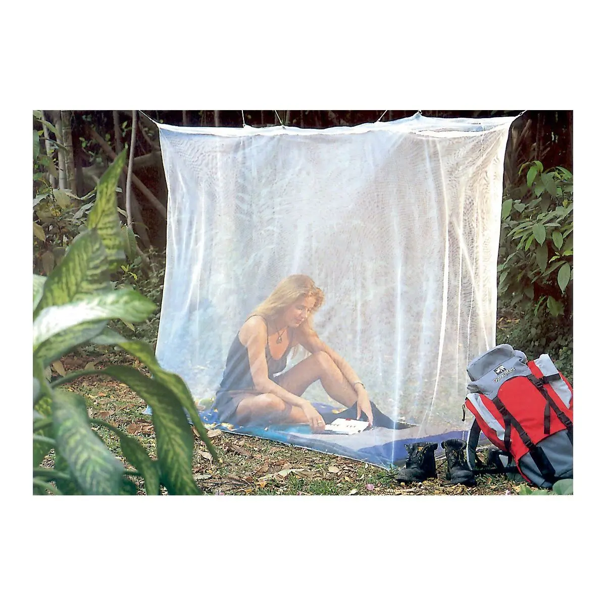 Moskytiéra - biela, 200 x 80 x 150 cm