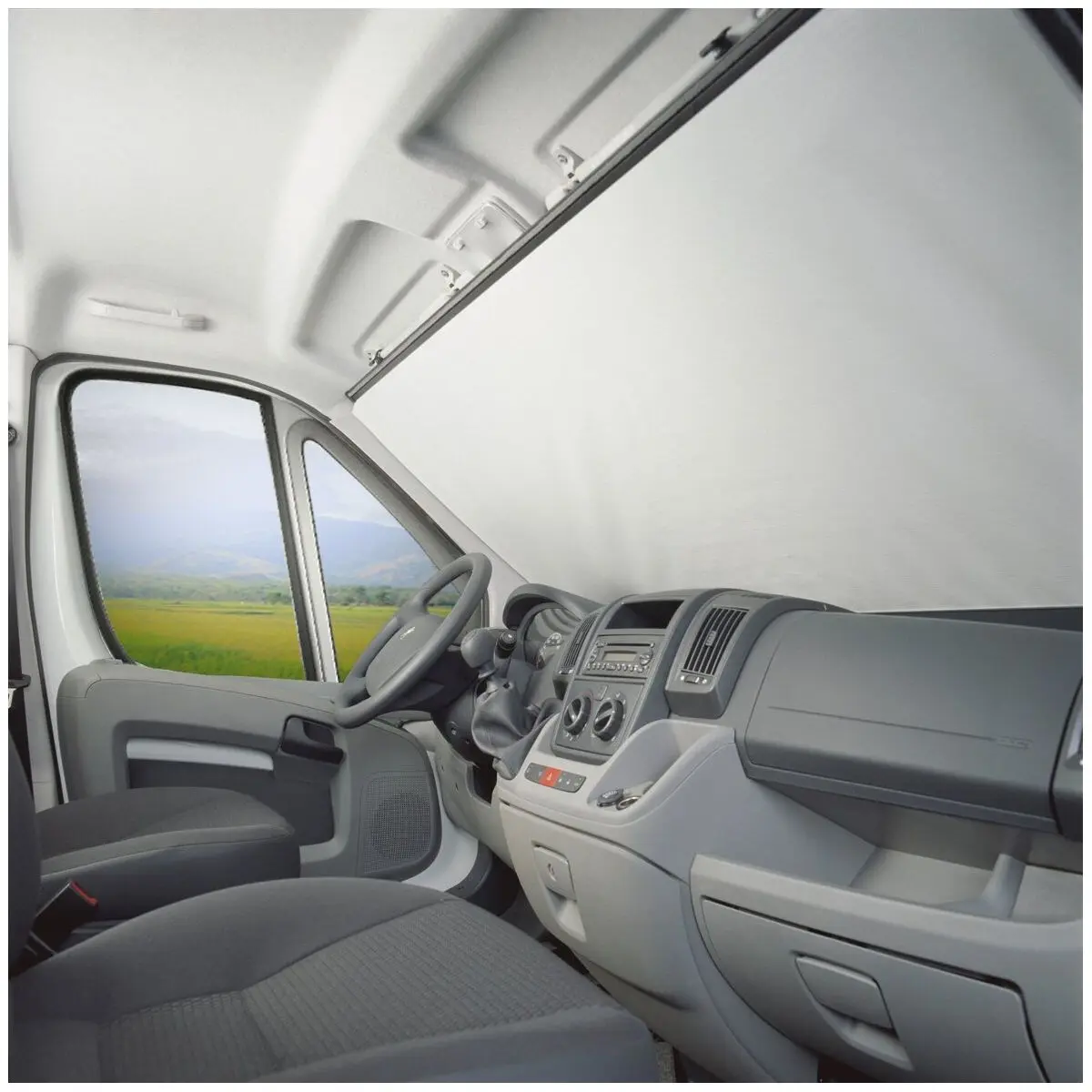 Rulo pentru parbriz - Fiat Ducato, gri, 2006/01-
