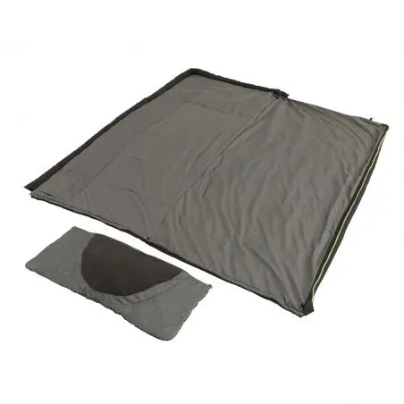 Takaró hálózsák Contour Midnight Black - levehető fejrésszel