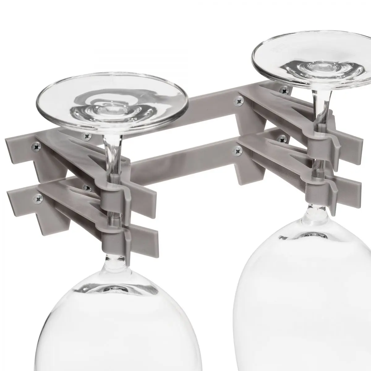 Mega klip vörösbor - dupla tartó, 2 db szürke készlet
