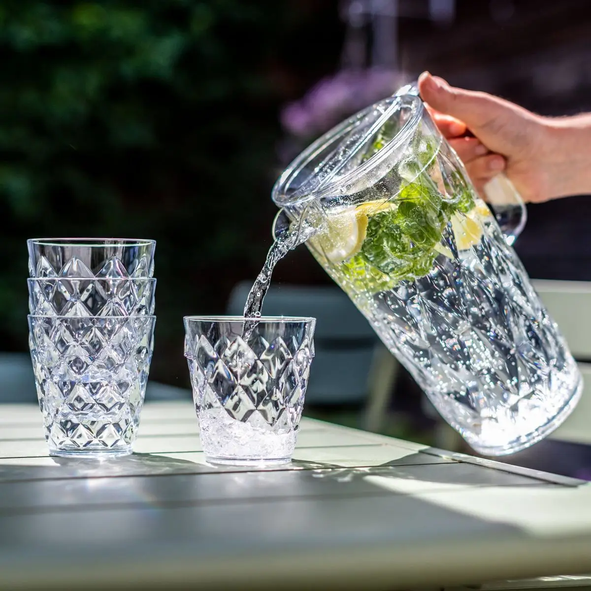 Kancsó 4 csészével - 1,6 literes kancsó 4 csészével 250 ml CRYSTAL