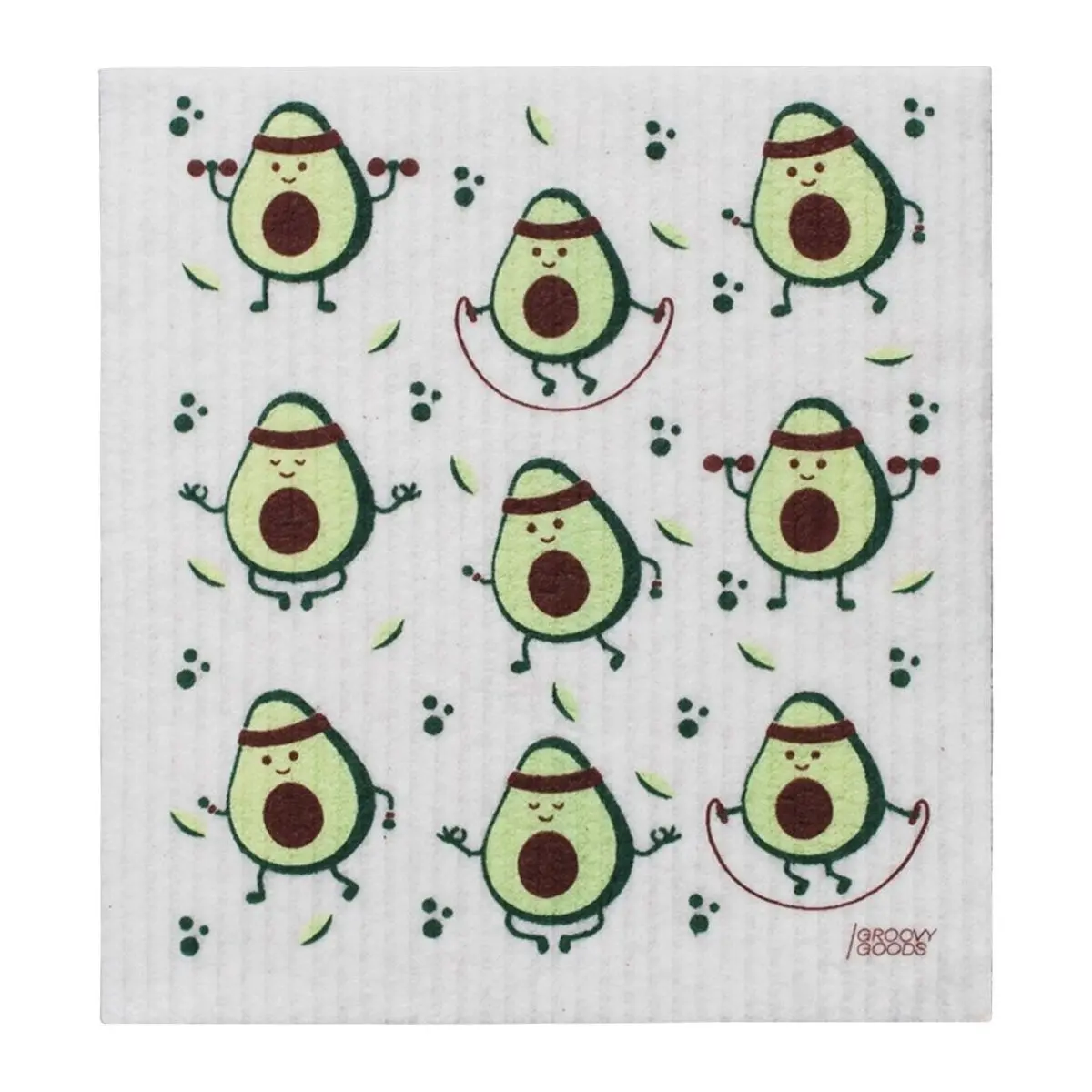 Pânză de burete ecologic avocado