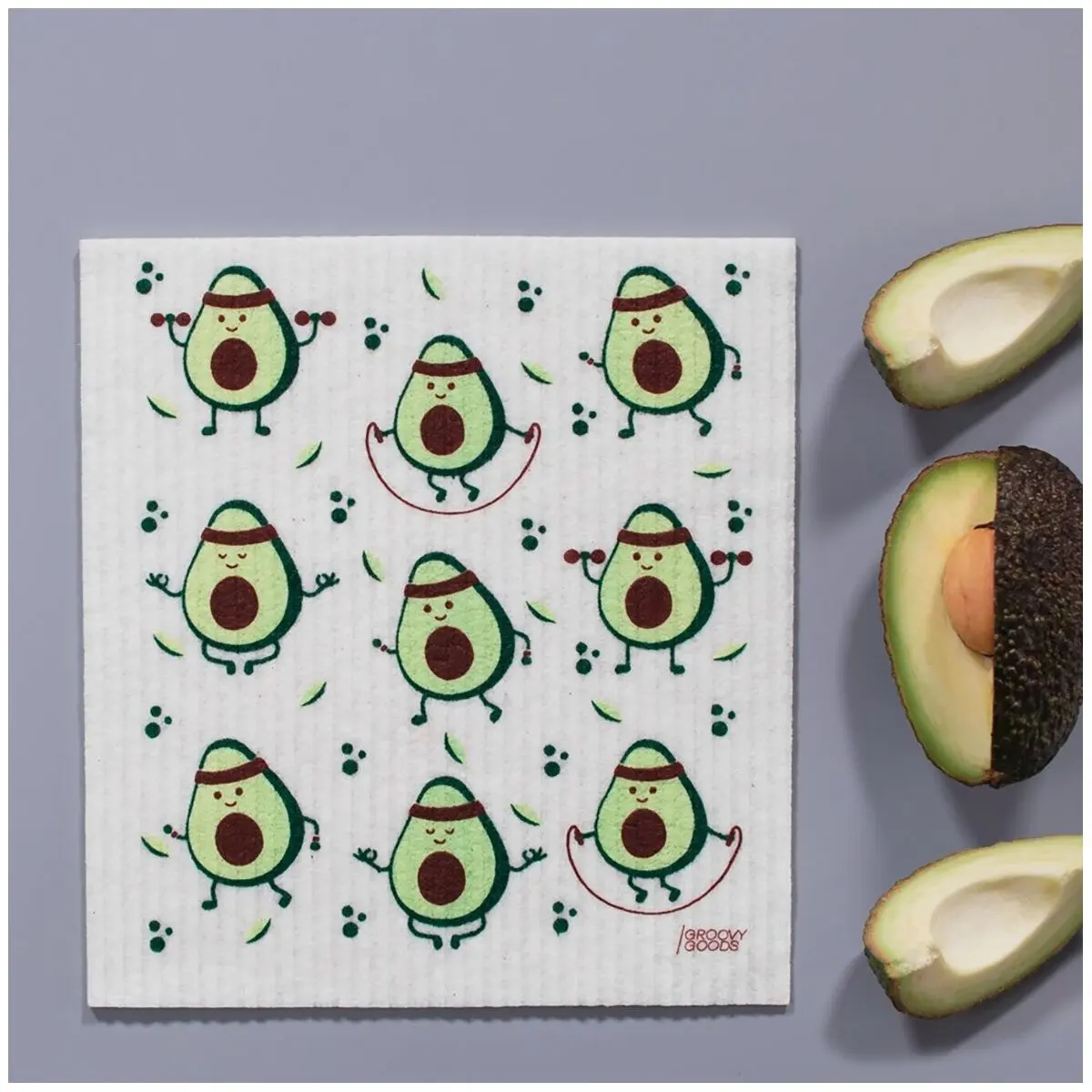 Pânză de burete ecologic avocado