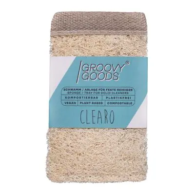 Burete Clearo-Luffa și tavă de detergent solid