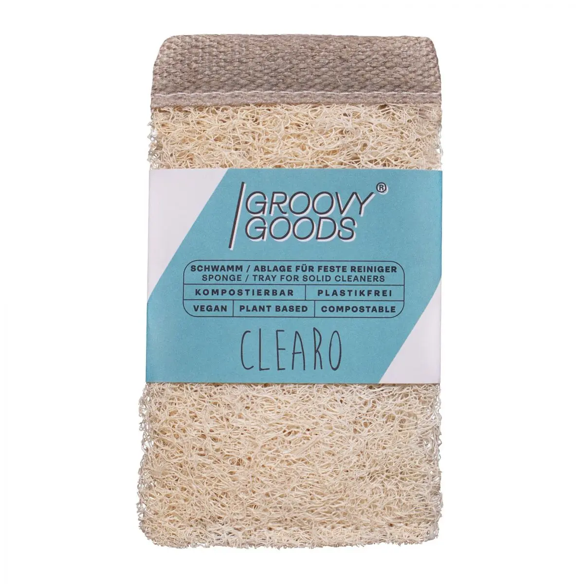 Burete Clearo-Luffa și tavă de detergent solid