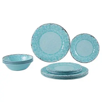 Seria de vesela Stone Line - set de vesela din 12 piese, opal