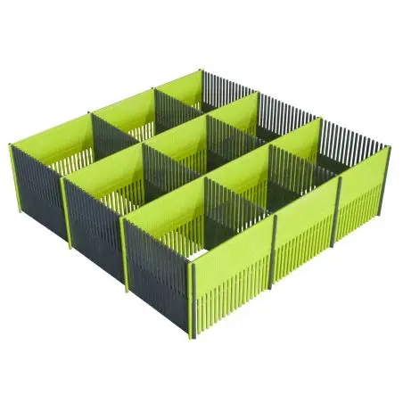 Tárolórúd 100 MAXXI - lime, sötétszürke