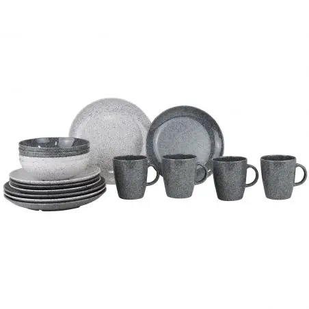 Séria riadu Classic Line Granite - 16-dielna súprava riadu.