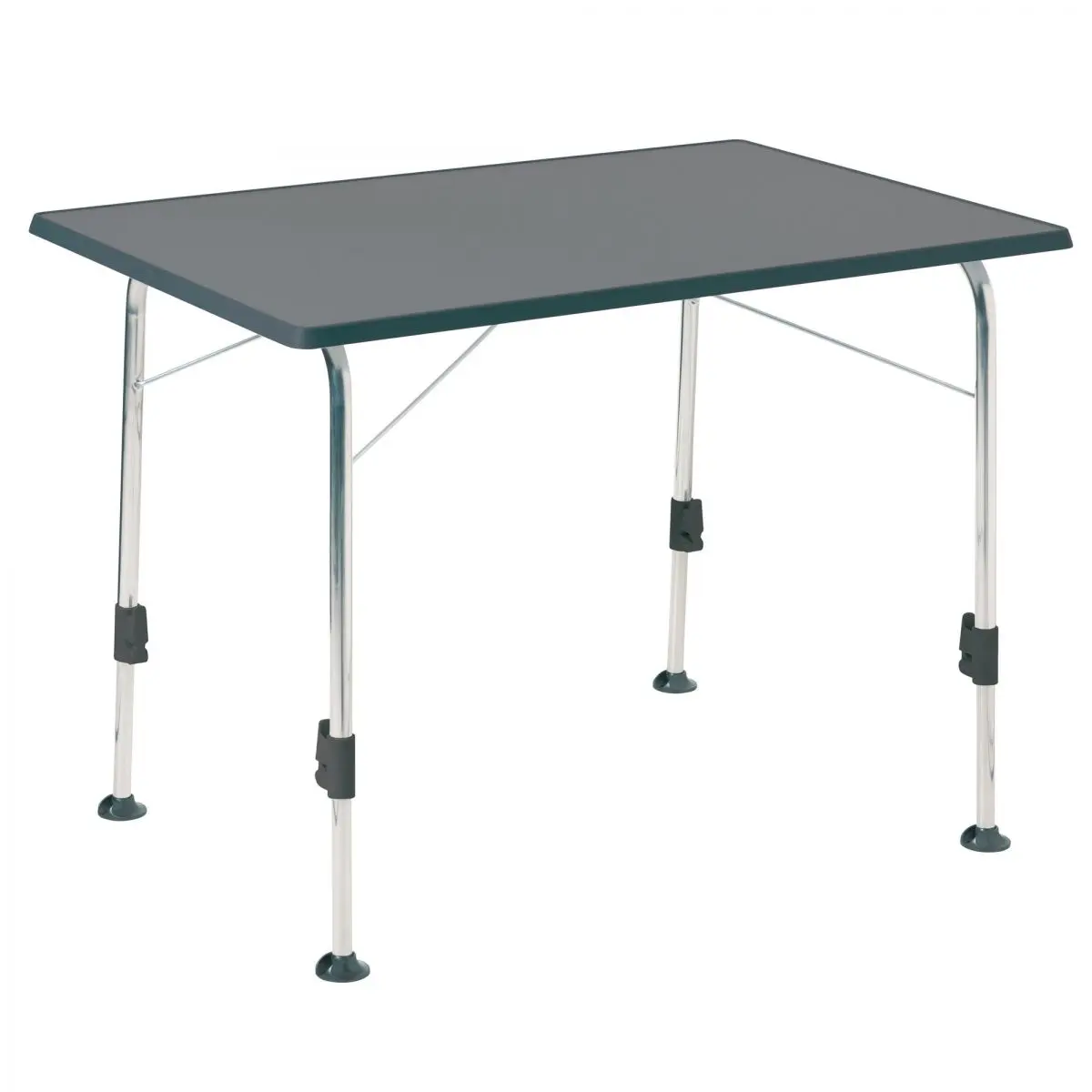Stabilizačný kempingový stôl - antracit, 100 x 68 cm