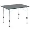 Stabilizačný kempingový stôl - antracit, 100 x 68 cm