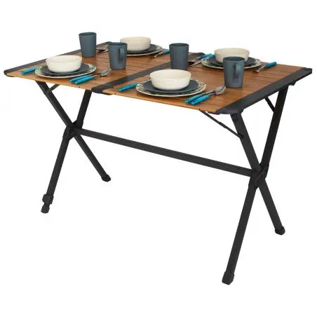 Masa rulanta din bambus Chambery - 110 x 70 x 70 cm