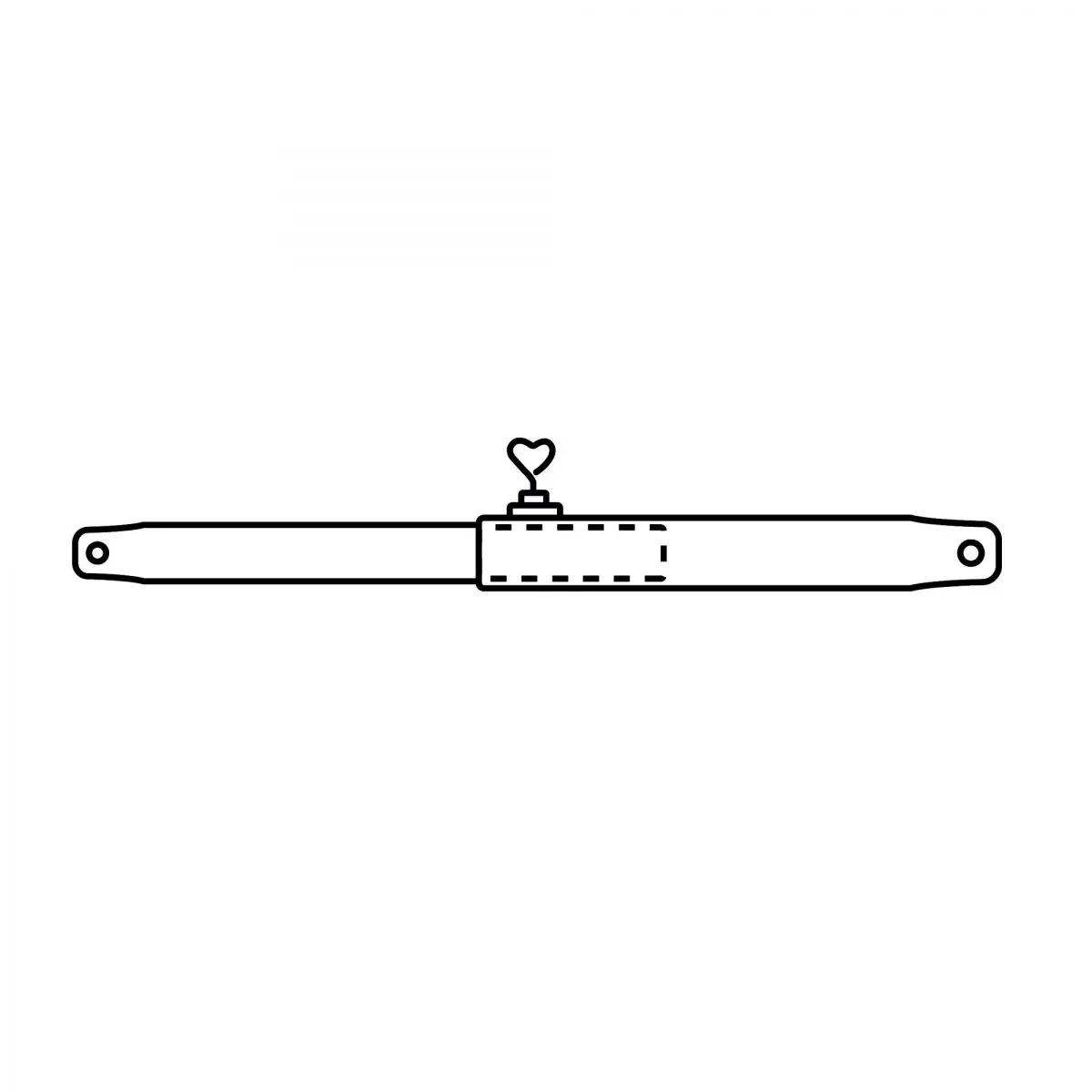 Bară de pieptene și pieptene - oțel 22 mm, 200-280 cm