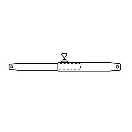 Bara de pieptene și pieptene - oțel 22 mm, 90-150 cm