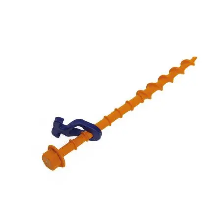 Skrutkovací kolík PP normálny - 20 cm, sada 12 ks