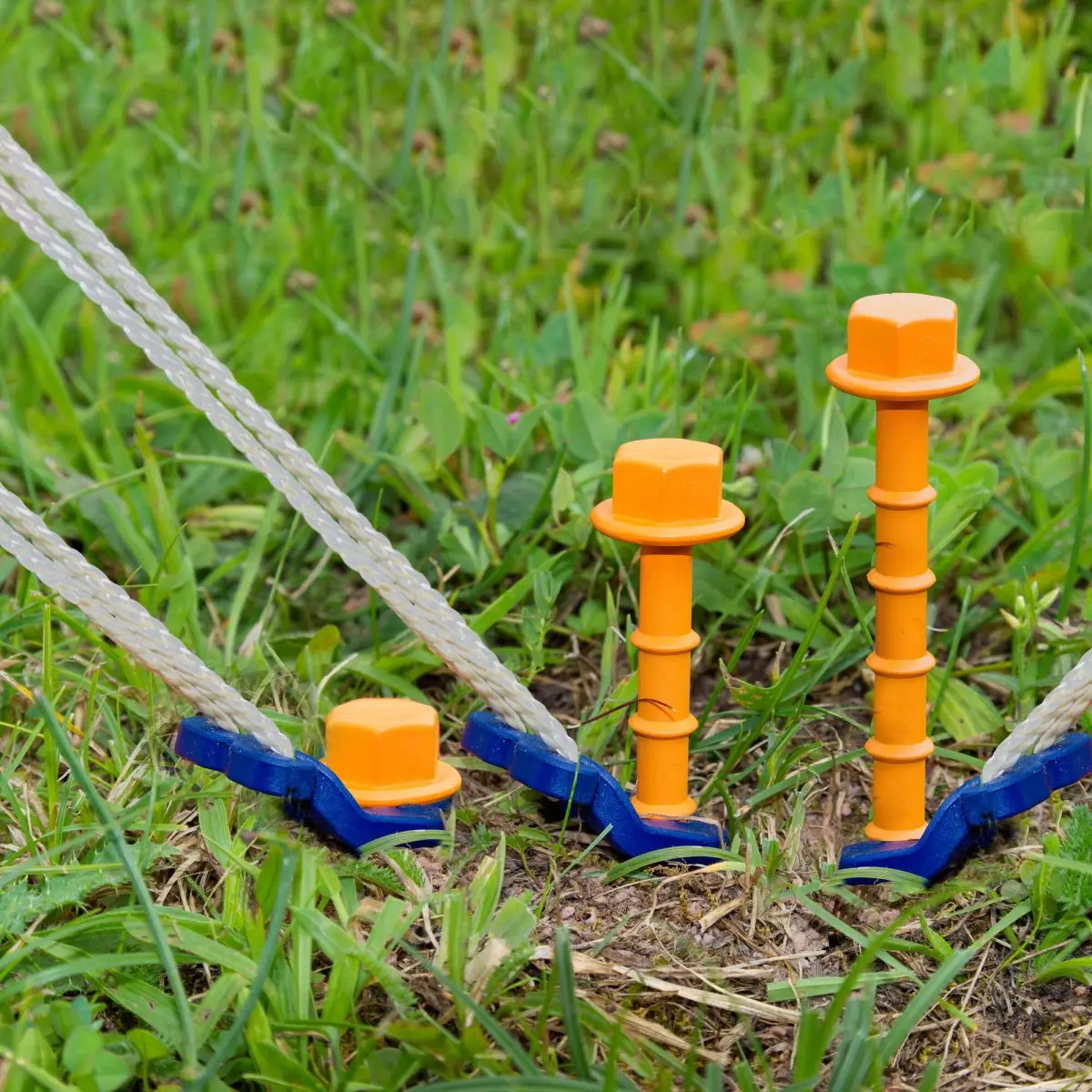 Skrutkovací kolík PP normálny - 20 cm, sada 12 ks