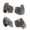 Protectoare de podea - antracit, set 4 buc