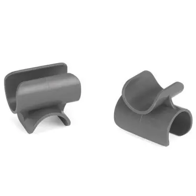 Clips pentru suport pentru picioare - gri, 4 buc