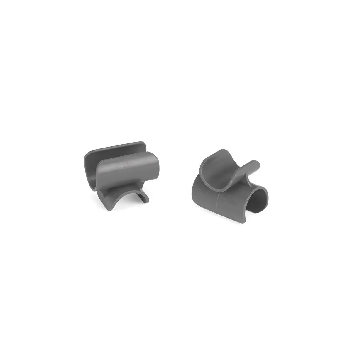 Clips pentru suport pentru picioare - gri, 4 buc