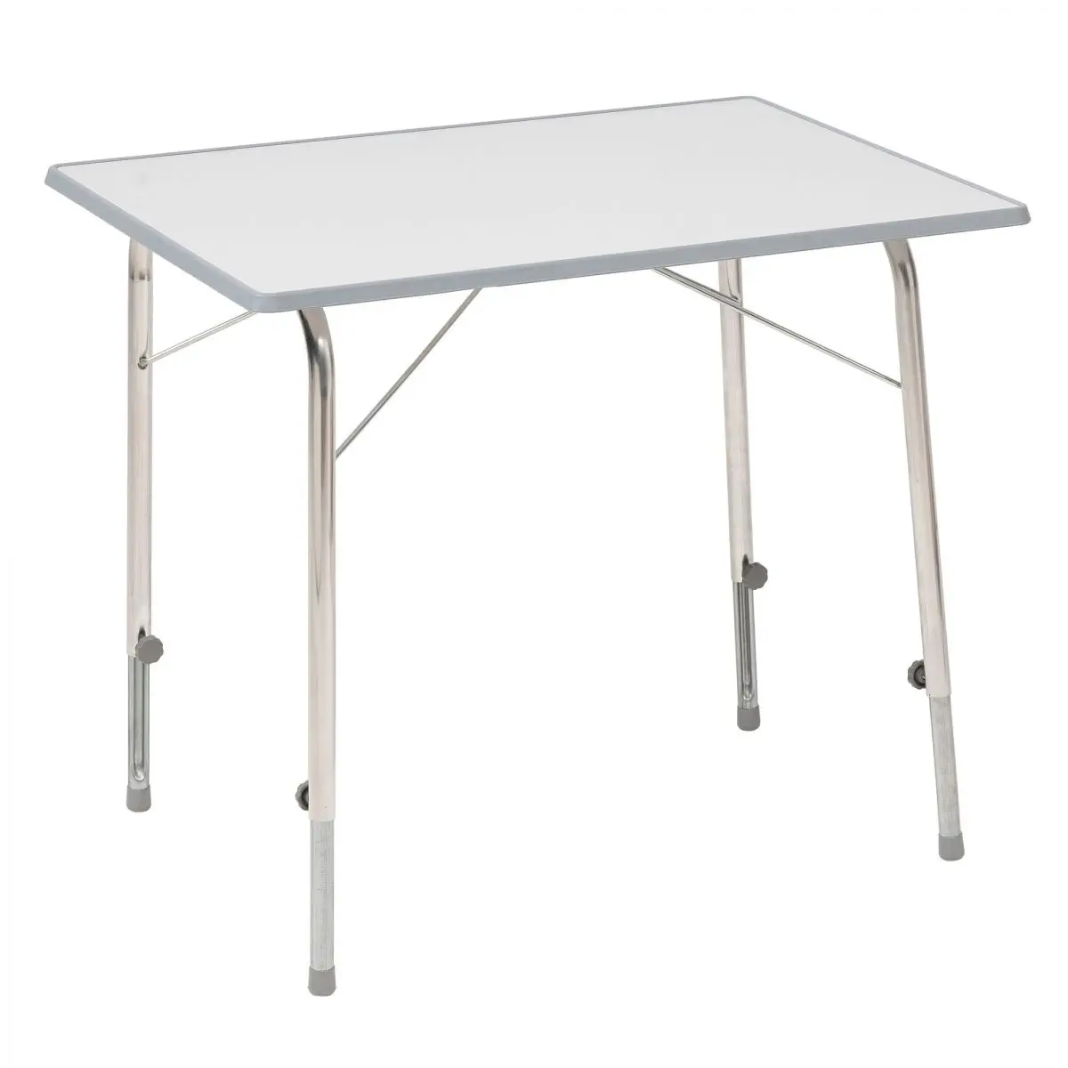 Masa de camping Stabilic - gri deschis, 80 x 60 cm