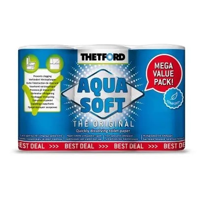Toalettpapír Aqua Soft 6 db-os csomag