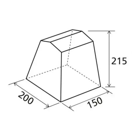 Kuchynský stan Gusto III NG, 2 x 2 m, modrý