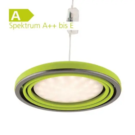 Stanová lampa Orion - svetlo zelená