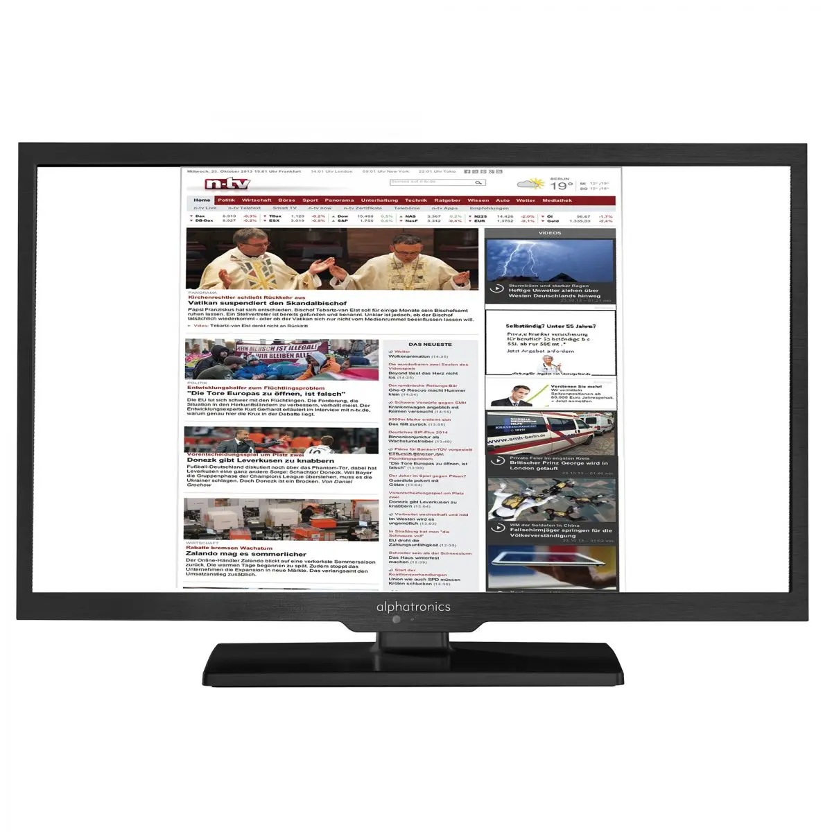 TV alphatronics SL-40 SBAI+, 12 / 230 volt