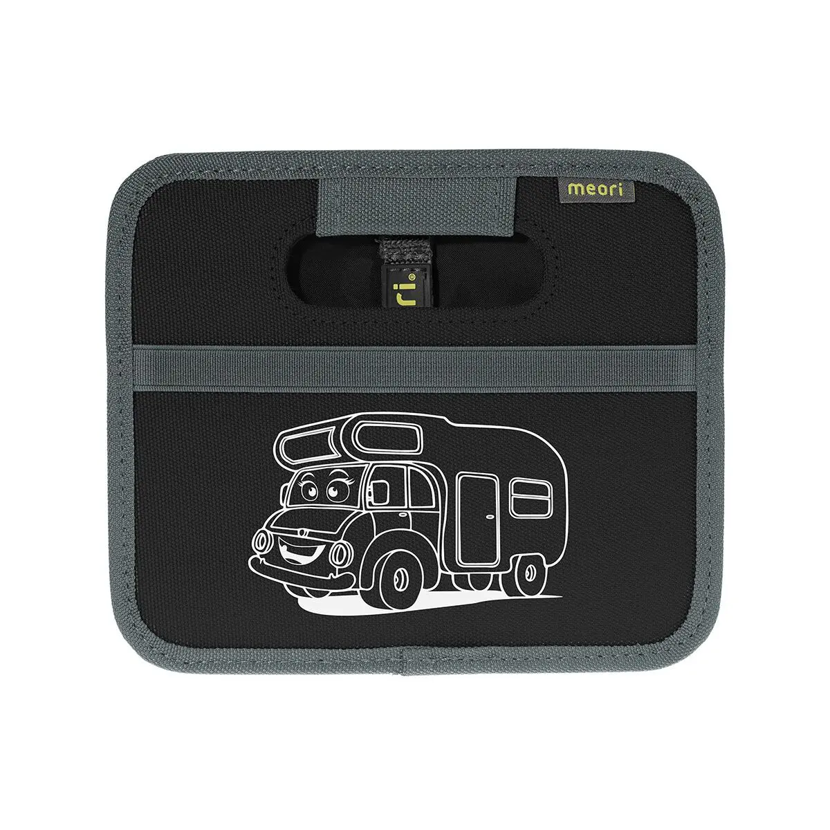 Sklápací box Meori Mini, čierny / pre obytné vozidlá