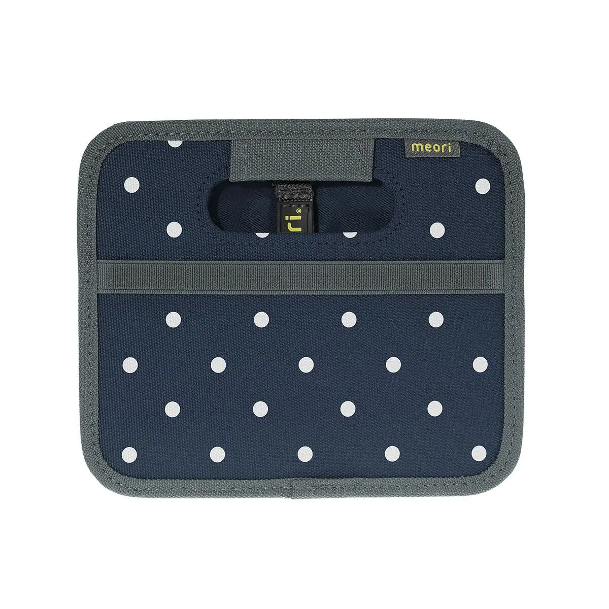 Skladací box Meori Mini, azúrová modrá, bodky