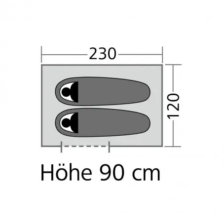 Biker sátor Siskin - 230 x 120 x 90 cm
