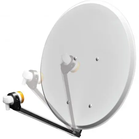 Műholdas rendszer 65 cm, összecsukható LNB karral