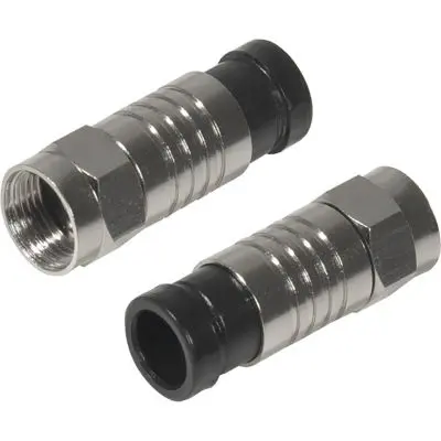 Conector de compresie F 7 mm, 2 buc