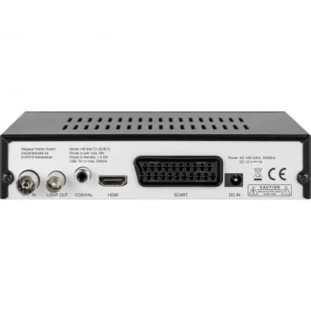 Receptor DVB-T Megasat HD 644 T2, 12 / 230 volți