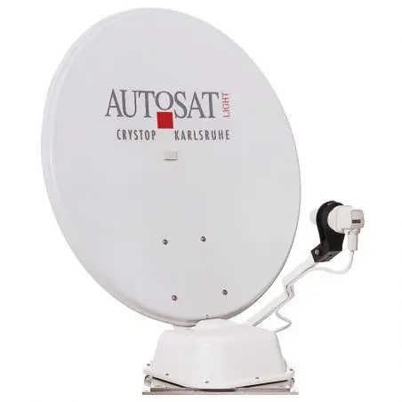 AutoSat Light S Digital Sistem unic satelit cu panou de control cu 1 buton, alb