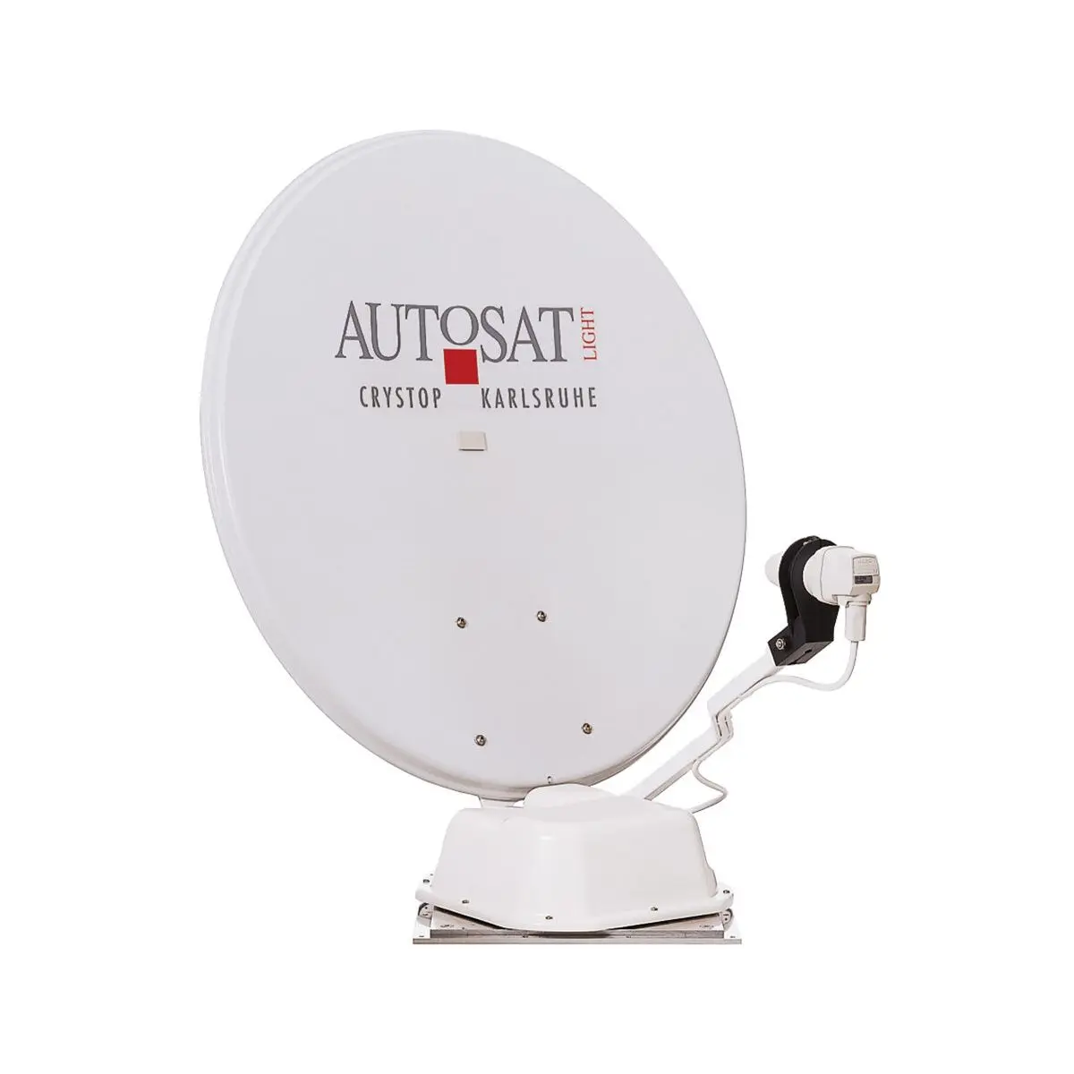 Műholdas rendszer AutoSat Light S Digital Single, fehér