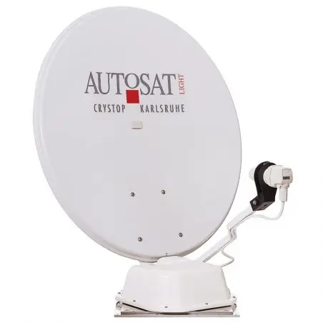 Sistem prin satelit AutoSat Light S Digital Twin, alb