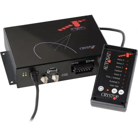 Sistem prin satelit AutoSat Light S Digital Twin, alb