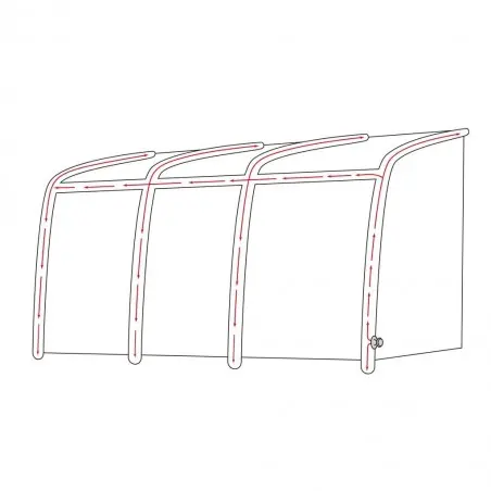 Részleges sátor Aerolight - 260 x 240 cm