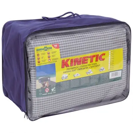 Sátorszőnyeg Kinetic szürke, szélessége 2,5 m