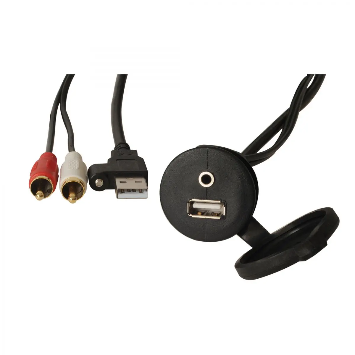USB/AUX bővítés 2 m beépített aljzattal